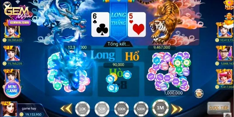 Rồng Hổ Gemwin - Hướng Dẫn Chi Tiết Cách Chơi Cho Tân Thủ