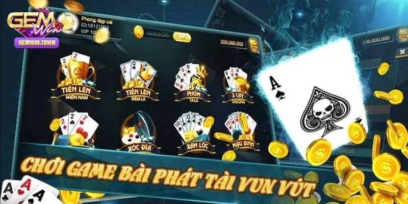 Tổng Hợp Những Game Bài Đổi Thưởng Hay Nhất Tại Gemwin